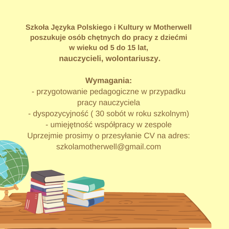 Nauczyciele poszukiwani!!!